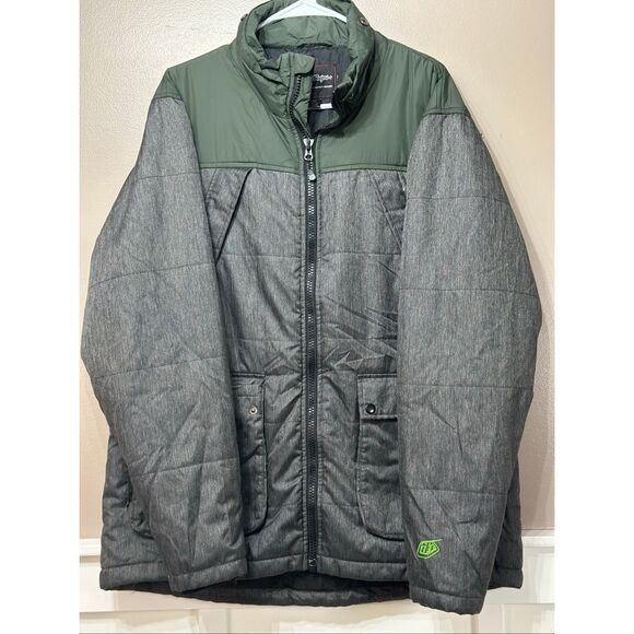 NWOT Troy Lee Designs Escape Quilted Puffer Winter Coat Men's Large - Picture 2 of 16